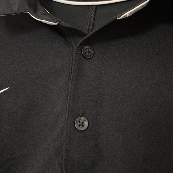 Men’s Michigan State University MSU Spartans Black Nike Dri-Fit Polo, XL - Picture 5 of 7